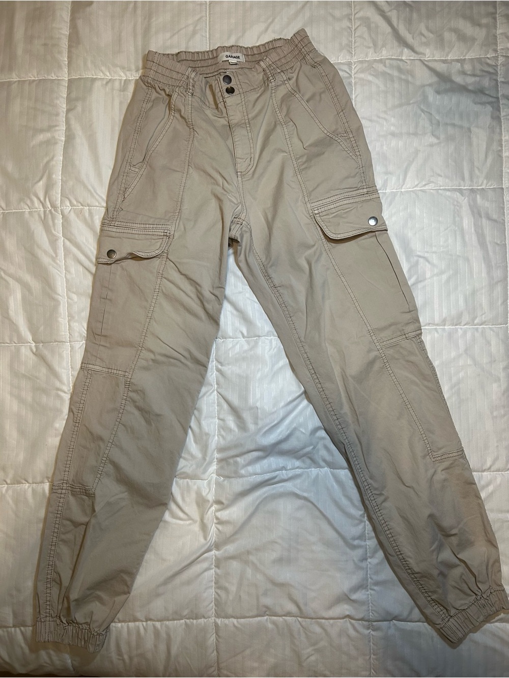 Garage Men's Cargo Pants - Beige